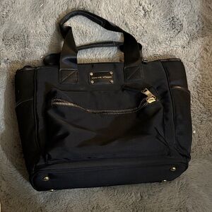 Adrienne Vittadini Black Briefcase Tote